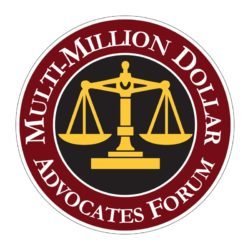 Badge of Multi Million Dollar Advocates Forum