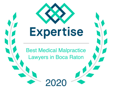 This is the badge of Best Medical Malpractice Lawyers in Boca-Raton 2020 Expertise.